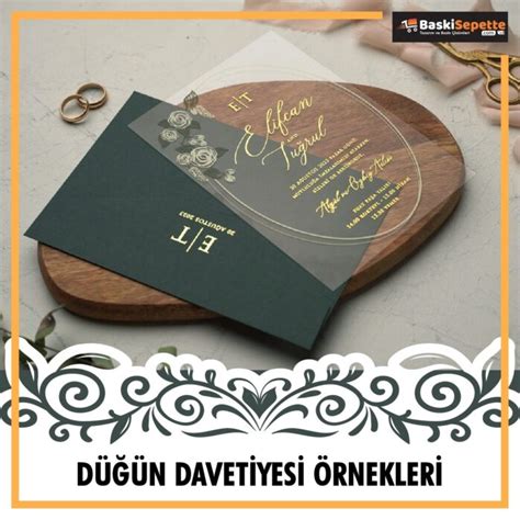 düğün davetiyeleri hazırla.